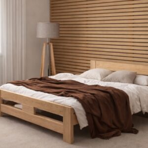 Drveni krevet Harmonija u spavaćoj sobi