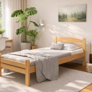 Samac drveni krevet u spavaćoj sobi