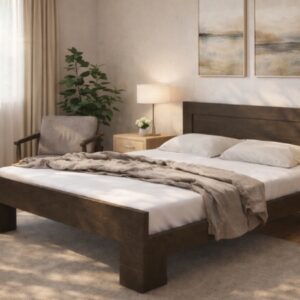 Alfa drveni krevet u spavaćoj sobi