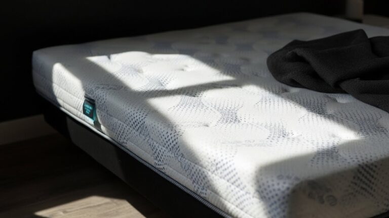 Dušek osvetljen jutarnjim svetlom u tamnoj sobi